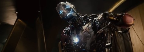 Ultron tangled in cables