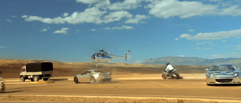 Yo dawg! I heard you like silver helicopters while taking over the world!